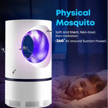 Mosquito Killer Round Lamp USB Mosquito Repellent LED Anti-mosquito UV Electric Mosquito Trap Outdoor Insect Killer